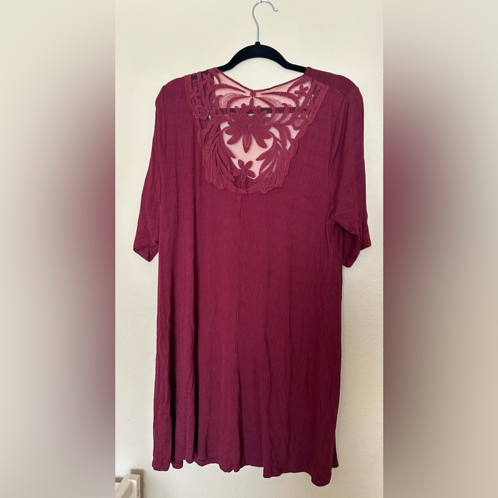 Maroon Dress - Picture 3 of 3